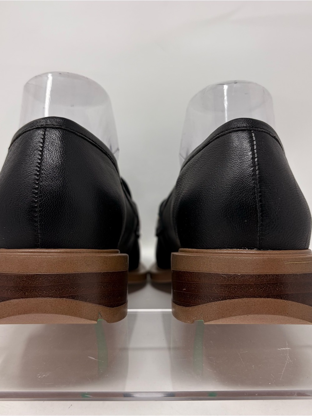 NWT Franco Sarto Edith 2 Black Leather Penny Loafers Size 8.5 - Picture 5 of 10